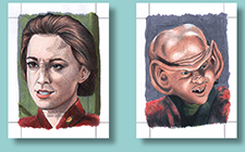 Star Trek Sketch cards