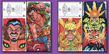 Marvel comics Sketch cards